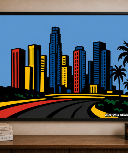 Modern City Skyline – Framed Wall Art