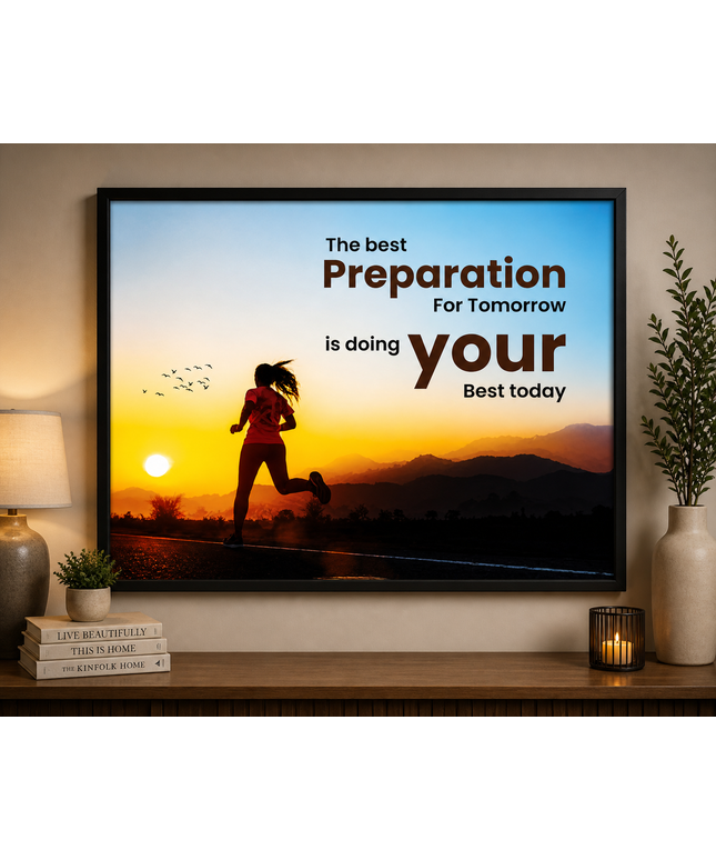 Preparation For Tomorrow – Framed Wall Art