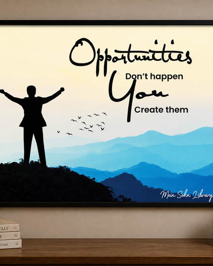 Create Opportunities – Framed Wall Art