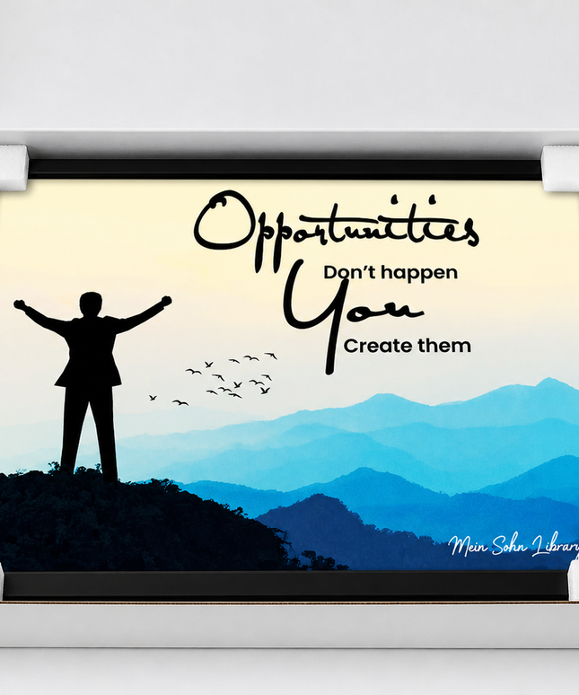 Create Opportunities – Framed Wall Art