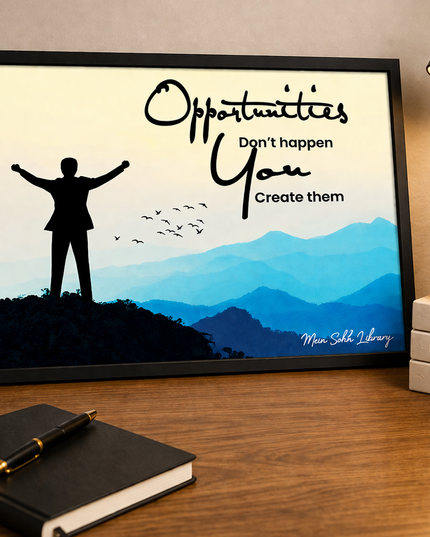 Create Opportunities – Framed Wall Art
