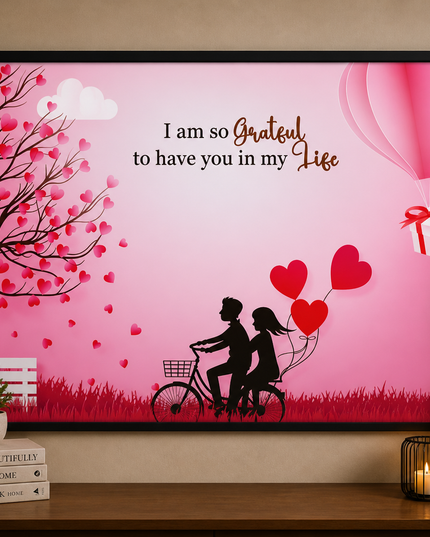 Grateful Love – Framed Wall Art
