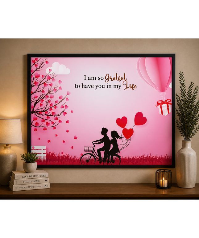 Grateful Love – Framed Wall Art