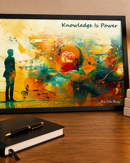 Knowledge Is Power – Framed Wall Art