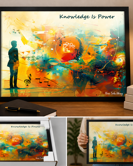Knowledge Is Power – Framed Wall Art
