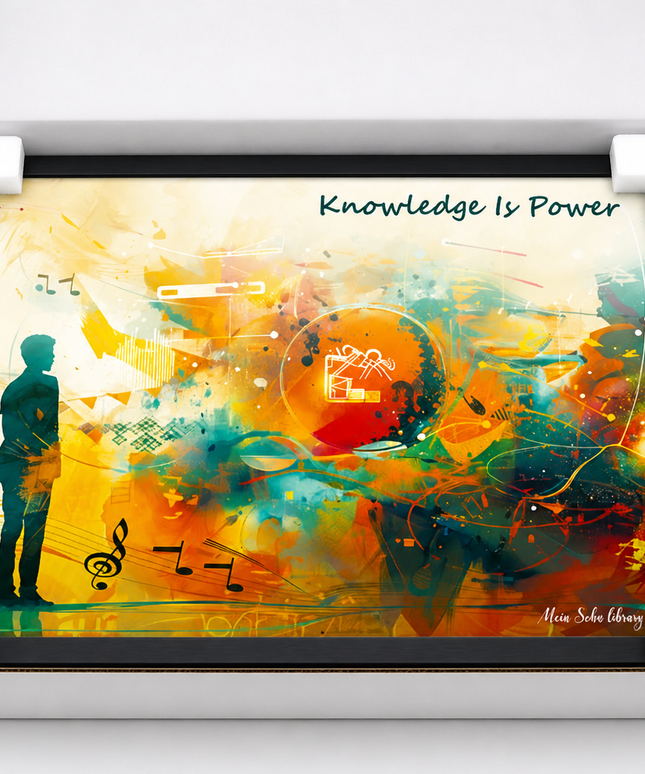 Knowledge Is Power – Framed Wall Art