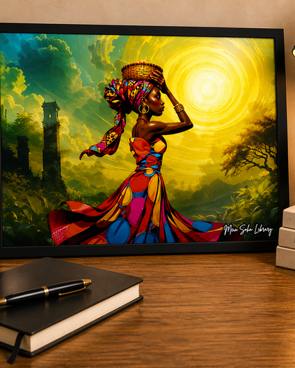 Radiant Strength – Framed Wall Art