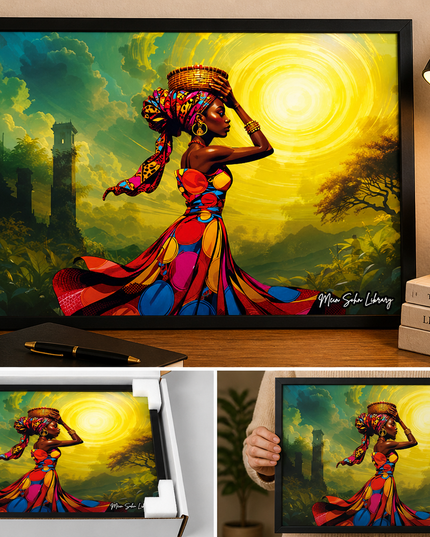 Radiant Strength – Framed Wall Art