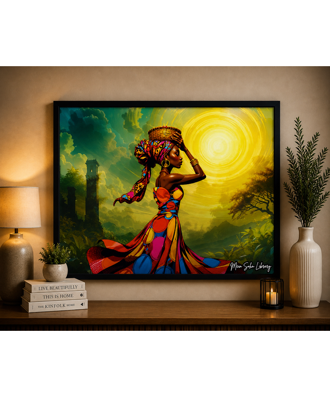 Radiant Strength – Framed Wall Art