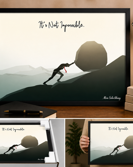 It’s Not Impossible – Framed Wall Art