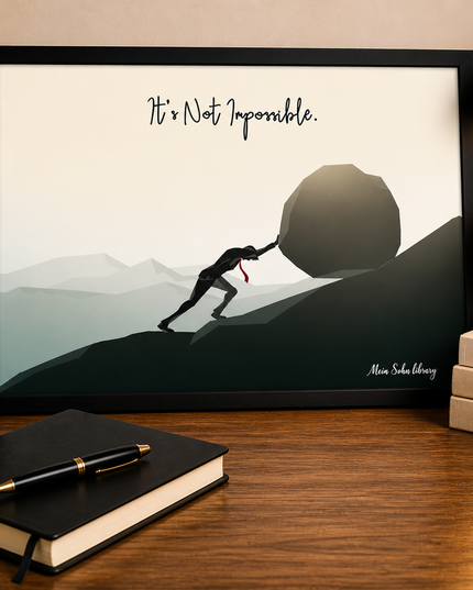 It’s Not Impossible – Framed Wall Art