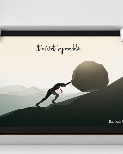 It’s Not Impossible – Framed Wall Art