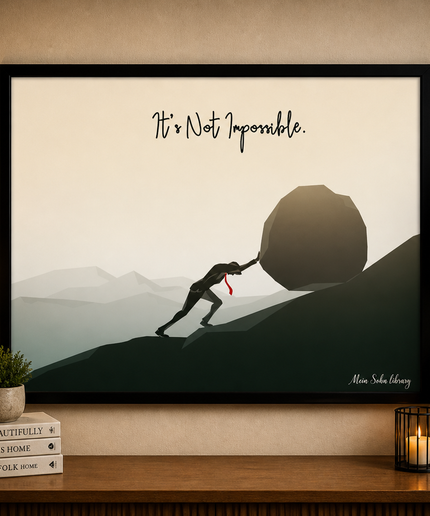 It’s Not Impossible – Framed Wall Art