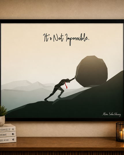 It’s Not Impossible – Framed Wall Art