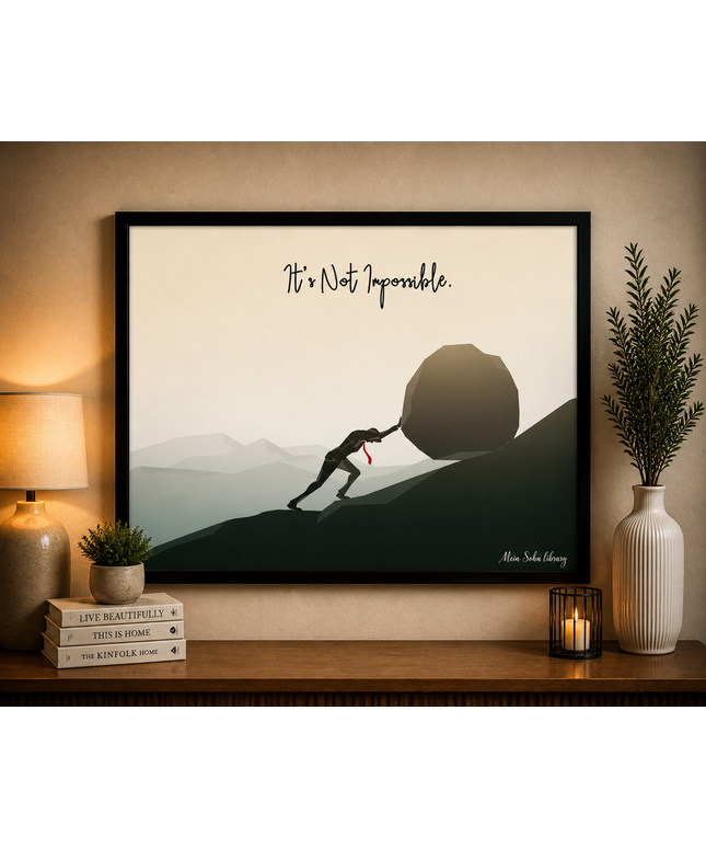 It’s Not Impossible – Framed Wall Art