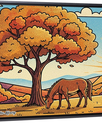 Autumn Pastures - Framed Wall Art