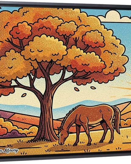 Autumn Pastures - Framed Wall Art