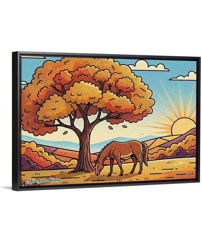Autumn Pastures - Framed Wall Art