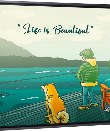 Life Is Beautiful - Framed Wall Art