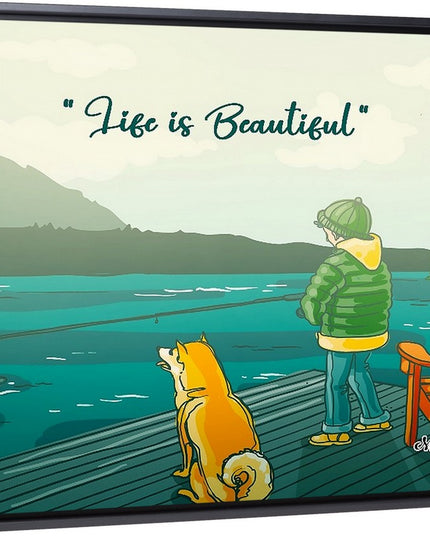 Life Is Beautiful - Framed Wall Art