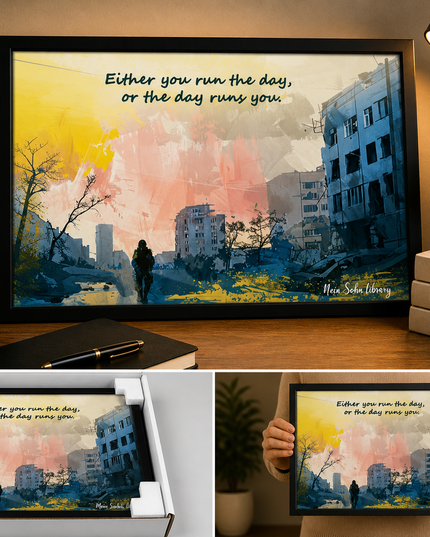 Run the Day – Framed Wall Art