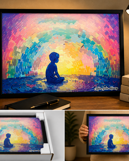 Inner Peace Reflection – Framed Wall Art