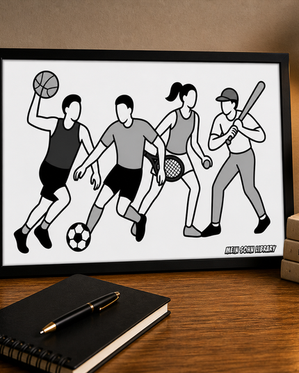 All Sports Motion – Framed Wall Art