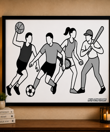 All Sports Motion – Framed Wall Art