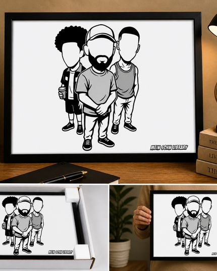 Urban Brotherhood – Framed Wall Art