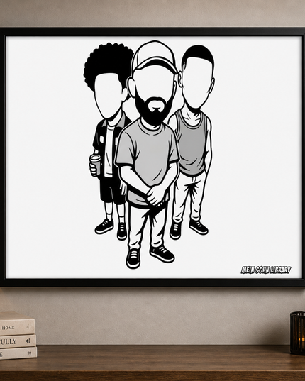 Urban Brotherhood – Framed Wall Art