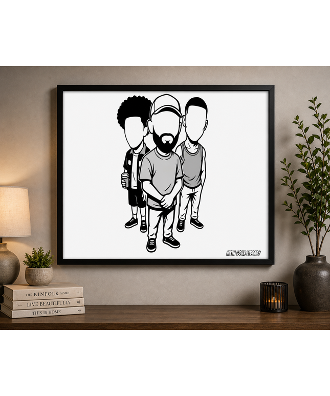 Urban Brotherhood – Framed Wall Art