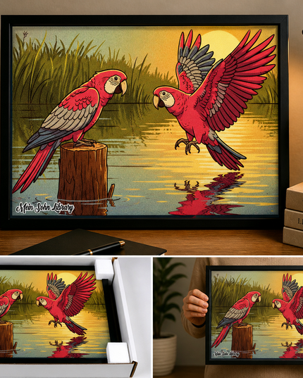 Tropical Harmony – Framed Wall Art