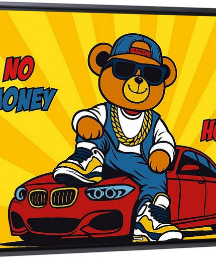 No Money, No Honey - Framed Wall Art