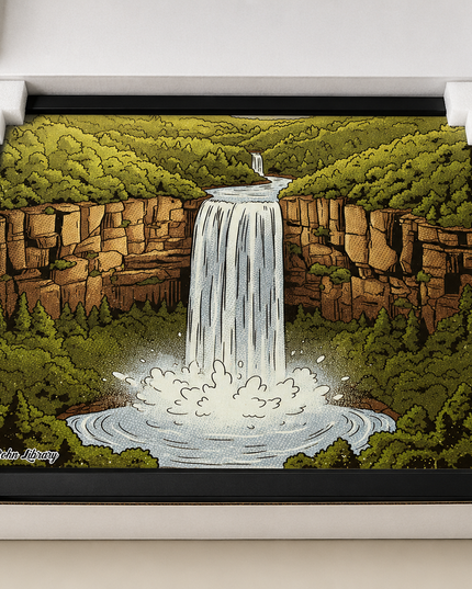 Majestic Waterfall – Framed Wall Art