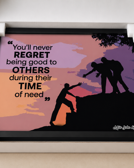Be Good To Others – Inspirational Framed Wall Art