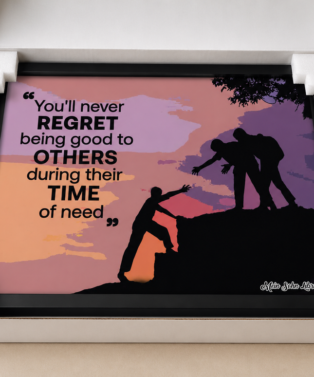 Be Good To Others – Inspirational Framed Wall Art