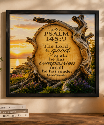 Psalm 145:9 Wall Art – The Lord Is Good to All