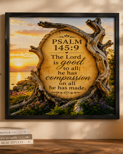 Psalm 145:9 Wall Art – The Lord Is Good to All