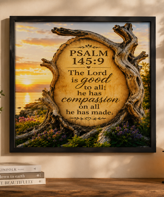 Psalm 145:9 Wall Art – The Lord Is Good to All