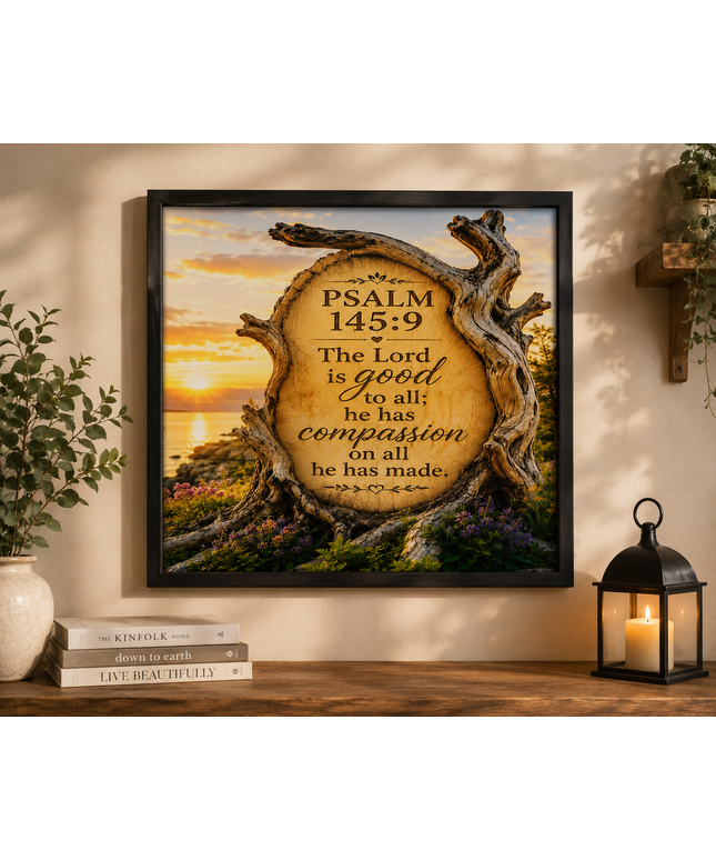 Psalm 145:9 Wall Art – The Lord Is Good to All