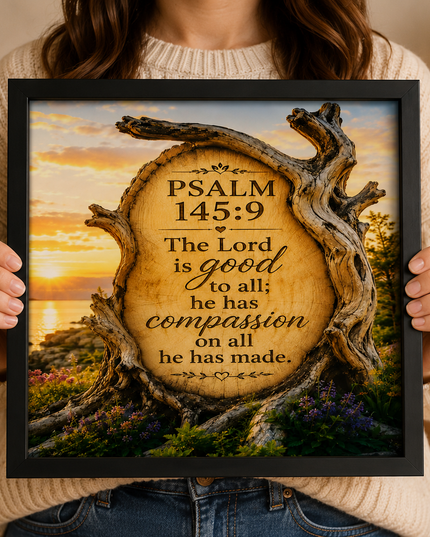 Psalm 145:9 Wall Art – The Lord Is Good to All