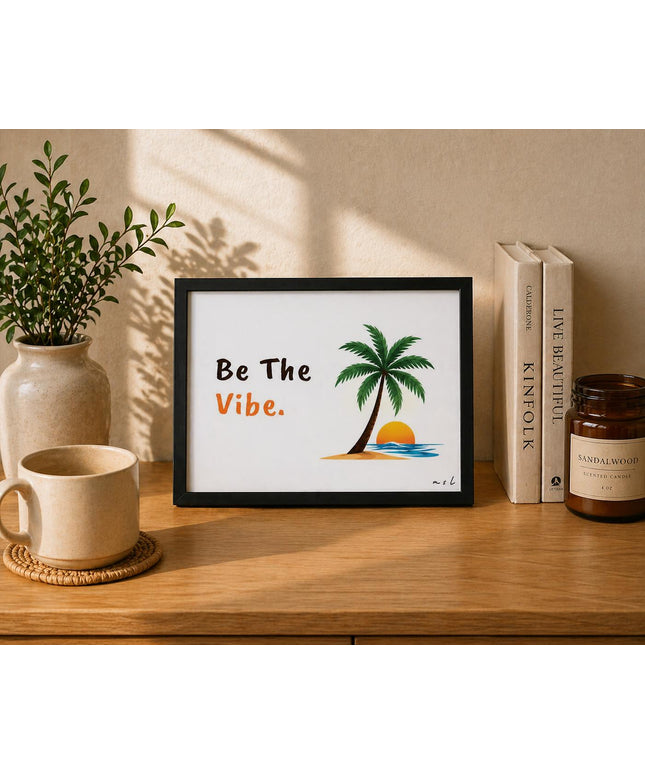 Be The Vibe – Framed Wall Art