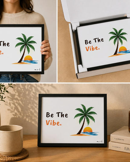 Be The Vibe – Framed Wall Art