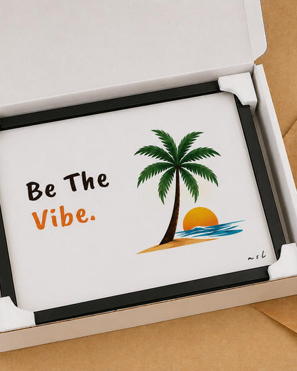 Be The Vibe – Framed Wall Art