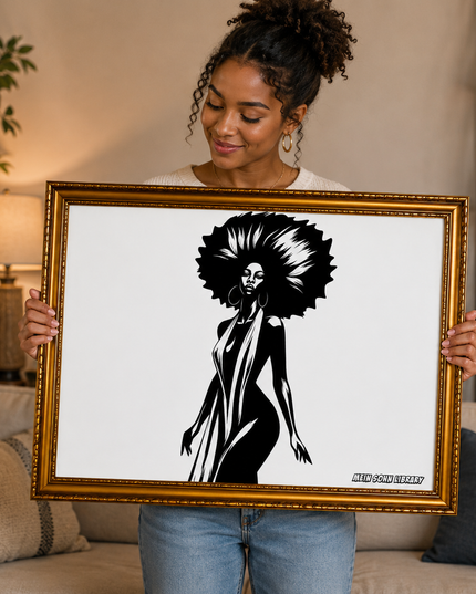 Black Elegance – Framed Wall Art