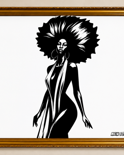 Black Elegance – Framed Wall Art