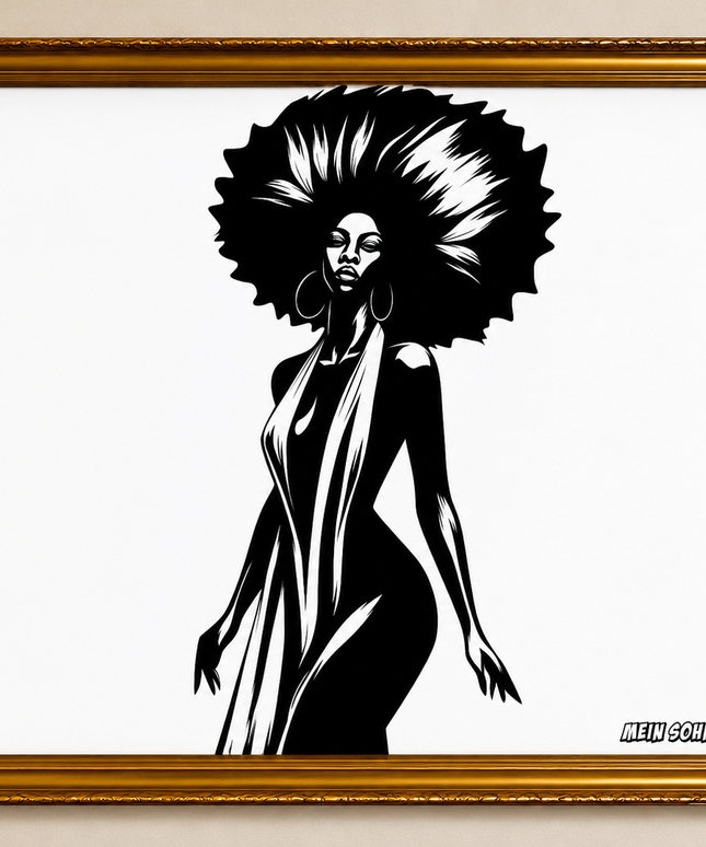 Black Elegance – Framed Wall Art