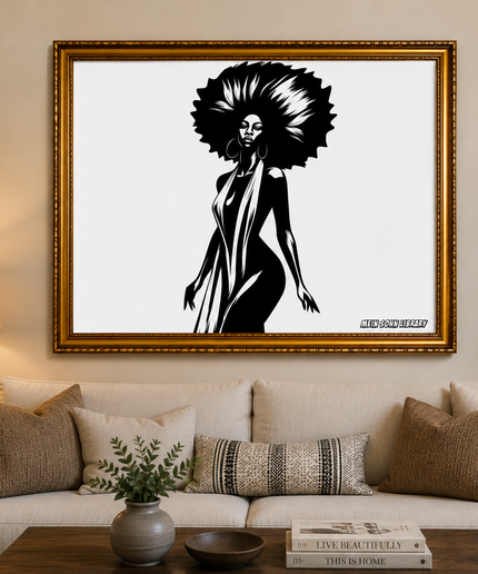 Black Elegance – Framed Wall Art
