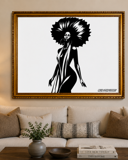Black Elegance – Framed Wall Art