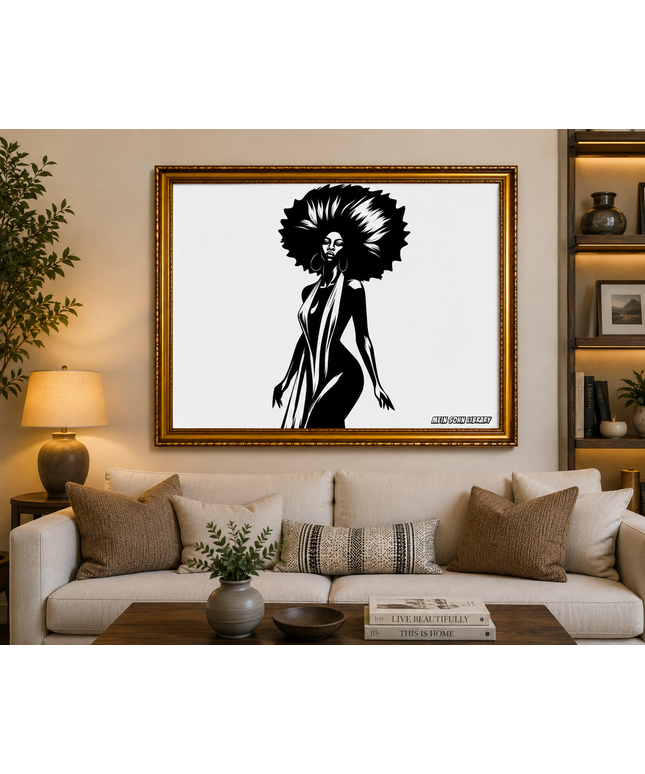 Black Elegance – Framed Wall Art